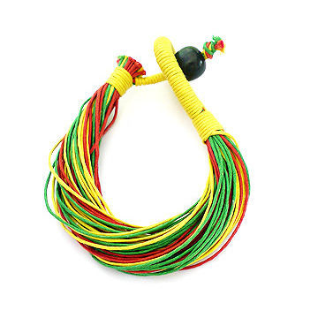 Fashionable bracelet with several colorful threads decoration, nice look and finish