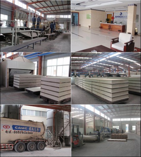 Cement Board Used for The Sandwich Panel