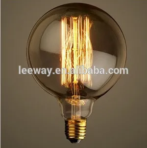 Edison style light bulbs 25W 40W 120V G125 Edison bulb