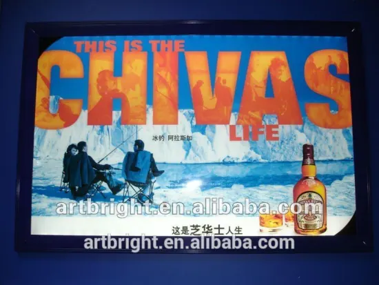 Advertising LED thin light box (with snap frame)