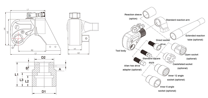 3MXTH HYDRAULIC TORQUE WITCH PUMP