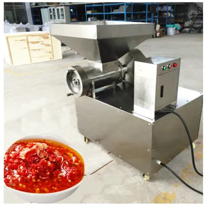 Industrial Chili Sauce, Garlic Ginger Paste, and Harissa Production Machine