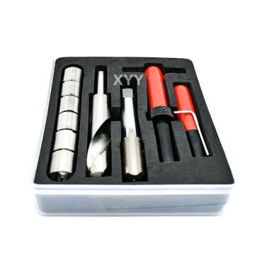 304SUS Thread Repair Insert Kit 25pcs Iron Stainless Hand Tools Including Socket Wrench Tap Customizable Dimensions Finish OEM