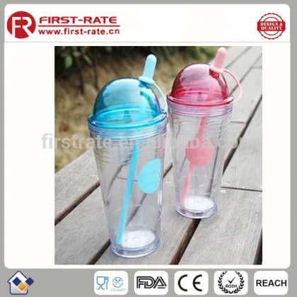 plastic straw space cup
