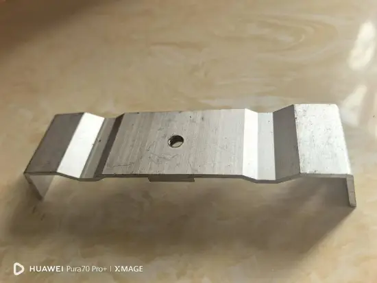 Aluminum alloy anodized BIPV supports