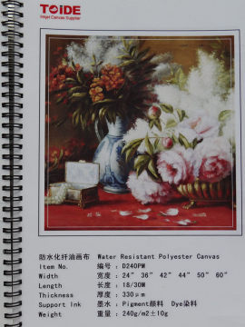 Waterproof Inkjet Polyester Canvas (D240PM)