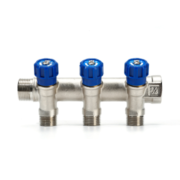 Brass Material 2-6 Ways Regulating Valves Heating Manifold Pex Valve