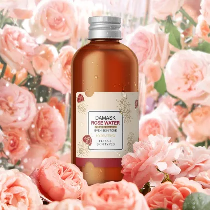 Korean Organic Damask Rose Water - Moisturizing & Soothing Facial Toner