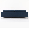 Sofa sectionnel scandinave minimaliste en tissu