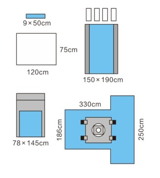 Orthopedic-Set C-section set Surgical Drapes
