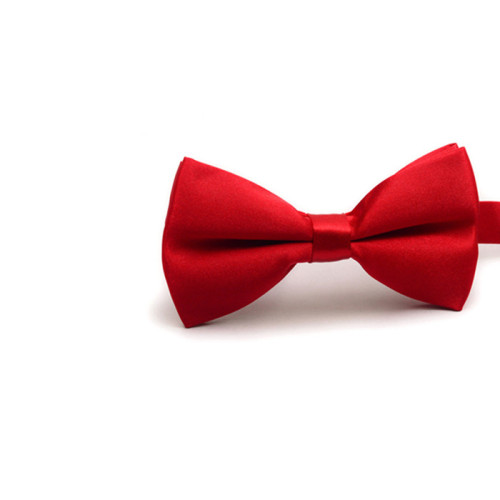 Wholesale Nice Looking Colorful satin necktie bowtie