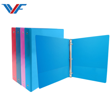 Wholesale PVC 3 Hole Ring Binder A4 File Folder with Handle for School and Office
