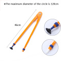 Multifunctional Drawing Compass Plastic Math Circle Drawing Tool Student School Supplies Ruler Set Adjustable Size Stationery