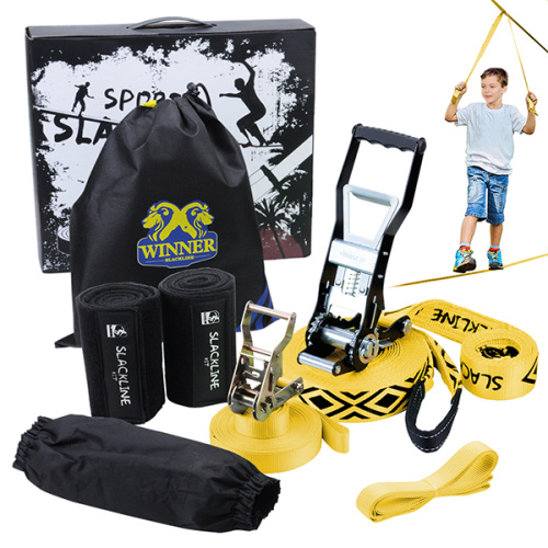 Ergo Ratchet Slackline kit With Tree Protectors