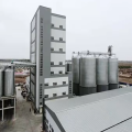 Silo-machine linked dosage system silos