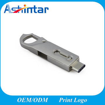 USB3.0 OTG Phone Memory Flash Metal Swivel USB Stick