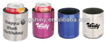 10oz SINGLE WALL S.S./FOAM INSIDE BEER & COLA CAN HOLDER