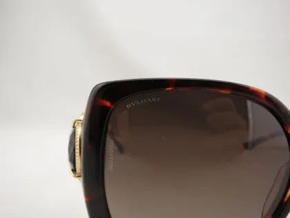 Colorful Frame Smoke Lens Brand Name Sun Glasses For Women Bvlgari 8081 851/13 59-17 135