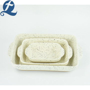 Fashion popular style solid color bread bakeware set