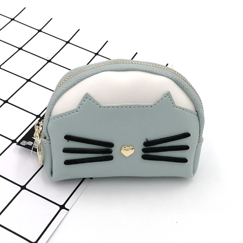 Leather Coin Purses Cartoon cat PU make up coin purse Supplier