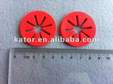 Red Plastic Hanging Sockholder