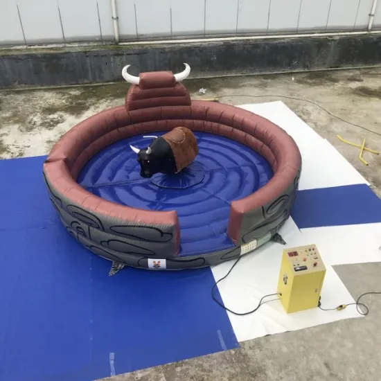 Inflatable Outdoor Riding Bull: Adults' Rodeo Machine for Sports Games