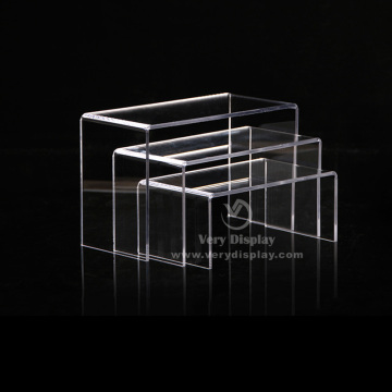 U-förmige Acrylanzeigehalter Risers Counter Set