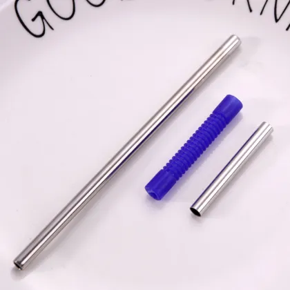 Custom Straw Reusable Telescopic Stainless Steel Straws