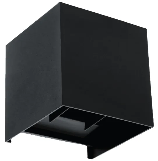 Adjustable 2*3W LED Wall Light with 0-120 Degree Beam Angle - Plastic Up and Down Mounting