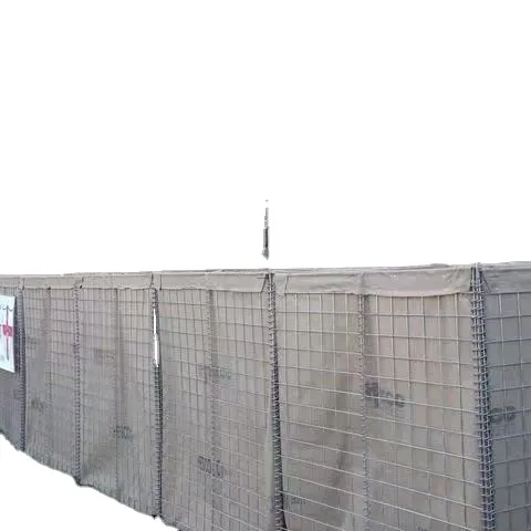Geotextile Cloth Barrier Welded Gabion Box Defense