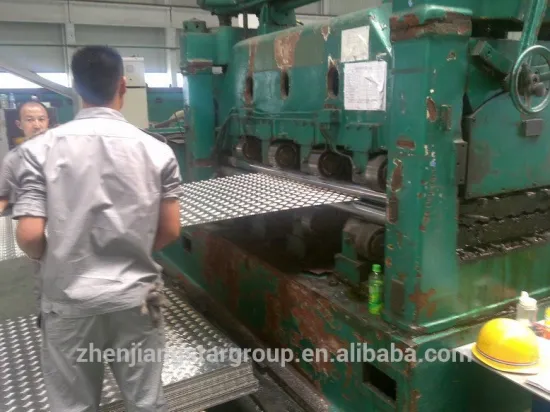 high quality aluminum checkered plate/sheet for trailer, mill finished made in china