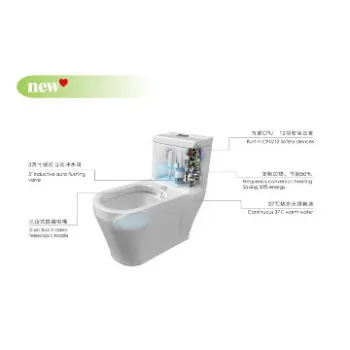 710B top button flush toilet