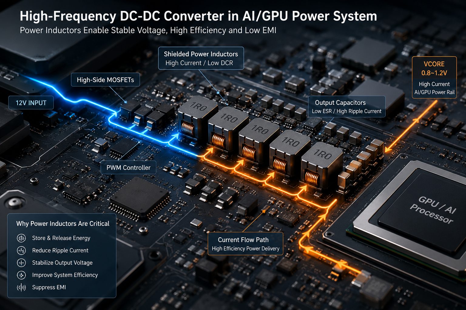 high-frequency-dc-dc-converter-power-inductor
