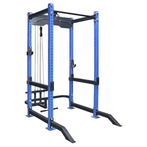Lat Pulldown Cable Crossover System Squat Rack Rack