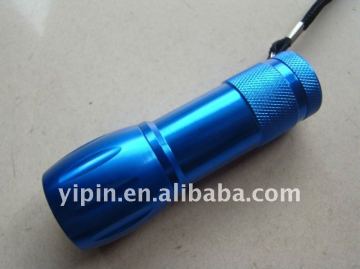 mini 9led flashlight, dynamo led torch, waterproof