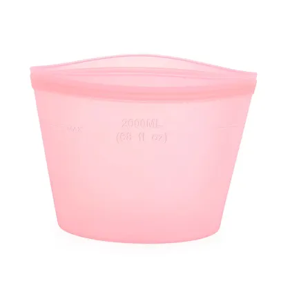 Silicone Food Storage Bags Reusable Food Pouches