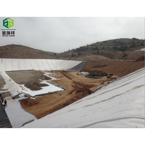 Pet Geotextile Rolls Stabilization Road White 300Gsm