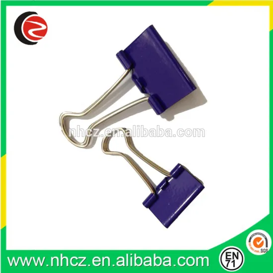 Purple Kinds Size Bulldog File Binder Clip