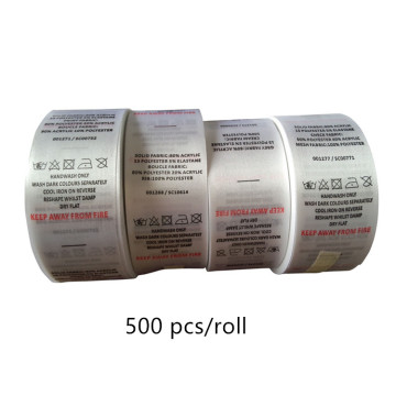 Custom Wholesale Private Brand Garment Labels with Silk Cloth Printing and Logo Design