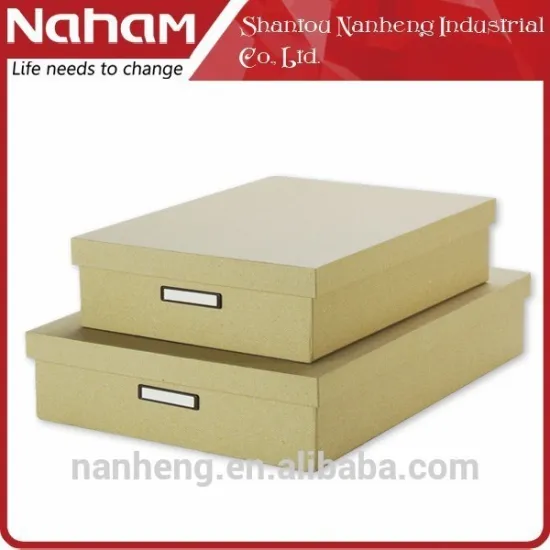 NAHAM High Quality Recycled Paper Sundries/File/Document Box Set of 2