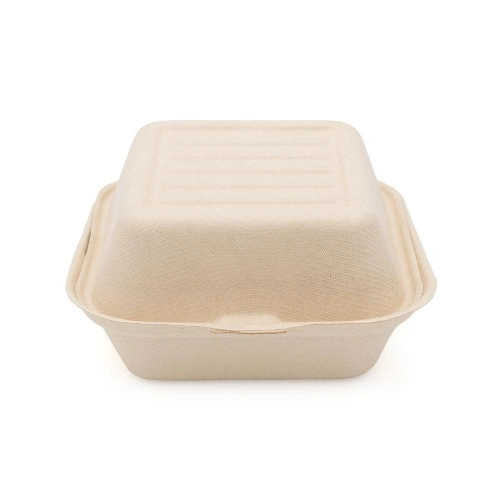 Biodegradable Food Container Degradable Disposable Lunch Bento Box  Cardboard Lunch Box Microwave Paper Plate Dish Restaurant Serving Supplies  Customized Size Manufactory China Manufacturer & Factory