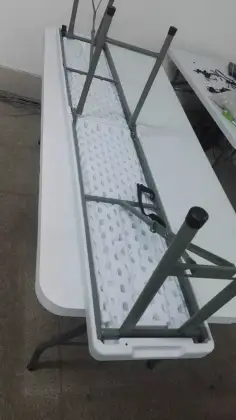 Folding long benches