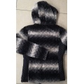 Lady&#39;s Printed Fake Fur Jacke Mode