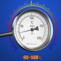 Pointer bimetal thermometer 0-100 ° C Grade 1.6