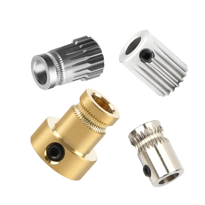 Custom Synchronous Wheel Timing Belt Pulley Aluminum Brass Gear