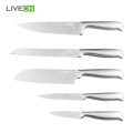 5 pcs Steel Knife Set With Acrylic Block