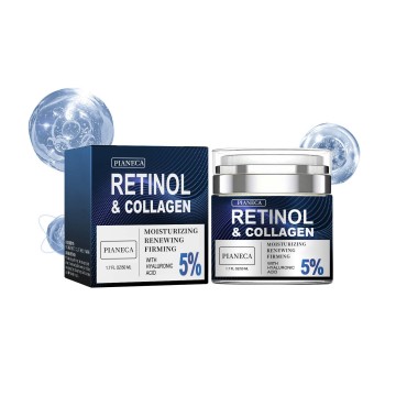 Wholesale Anti-Aging Retinol Cream with Collagen and Hyaluronic Acid for Hydrating and Wrinkles