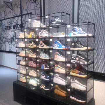 Wholesale Stackable Transparent Plastic Shoe Boxes for Luxurious Storage