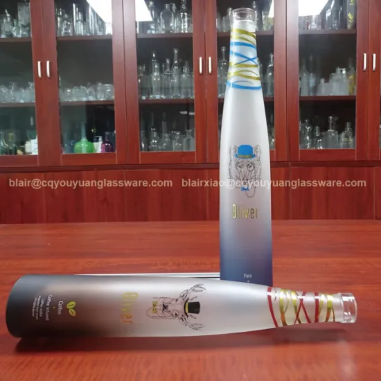 Round Bottom My Bottle Custom Wine Glass Bottles 500 ML