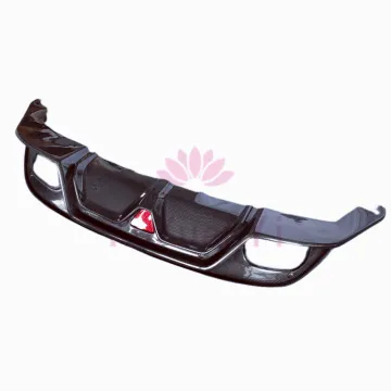 2013-2016 Jaguar F-TYPE Carbon Fiber Illuminated Rear Diffuser Lip Body Kit